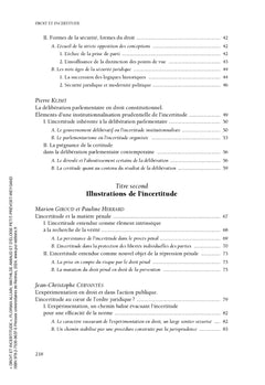 Droit et incertitude