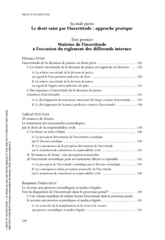 Droit et incertitude