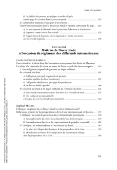 Droit et incertitude