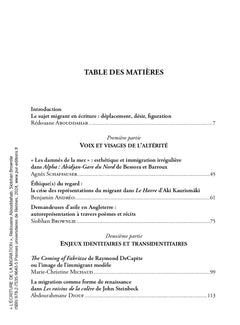 L'écriture de la migration