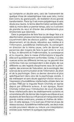 Fake news et théorie du complot