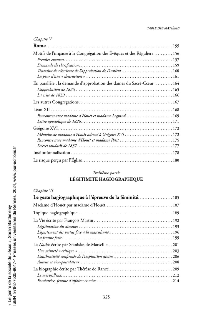 Le genre de la société de Jésus