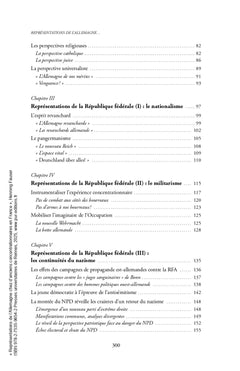 Représentations de l'Allemagne chez d'anciens concentrationnaires en France