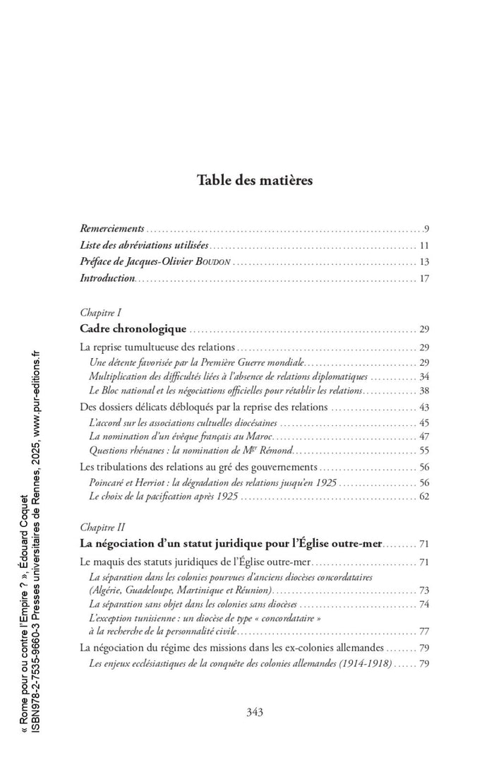 Rome pour ou contre l'Empire ?