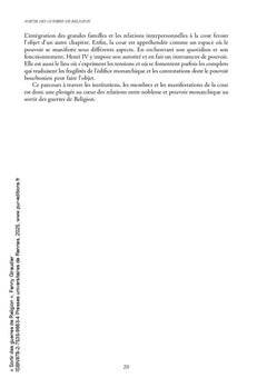 Sortir des guerres de religion: Henri IV, les nobles et la cour