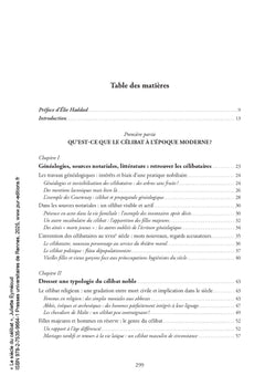 Le siècle du célibat