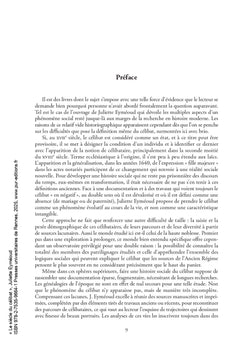 Le siècle du célibat