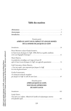 Saint Louis après Jacques Le Goff