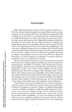 Saint Louis après Jacques Le Goff
