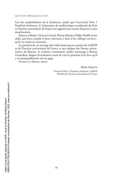 Saint Louis après Jacques Le Goff