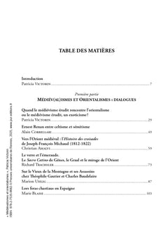 Médiévalismes et Orientalismes