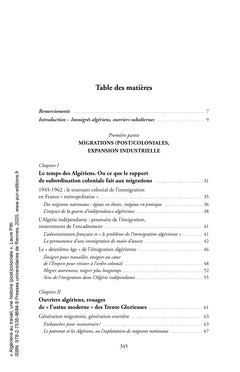 Algériens au travail, une histoire (post)coloniale