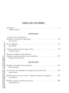 Influences de Baudelaire