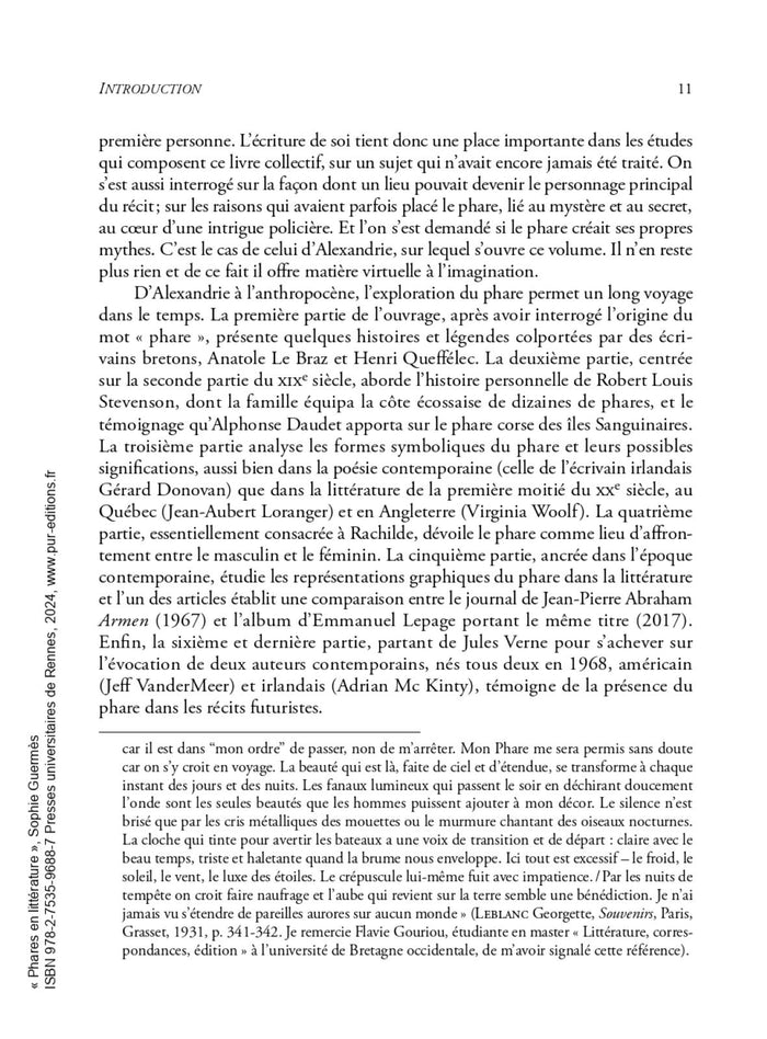 Phares en littérature