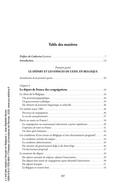 L'exil des religieux français en Belgique