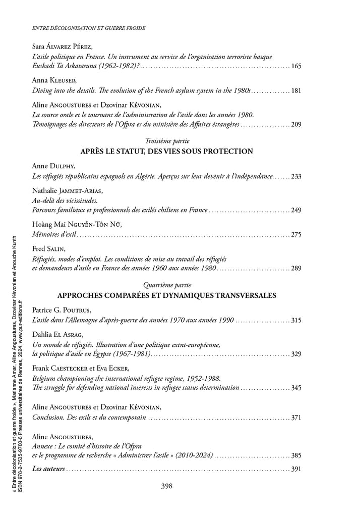Entre décolonisation et guerre froide