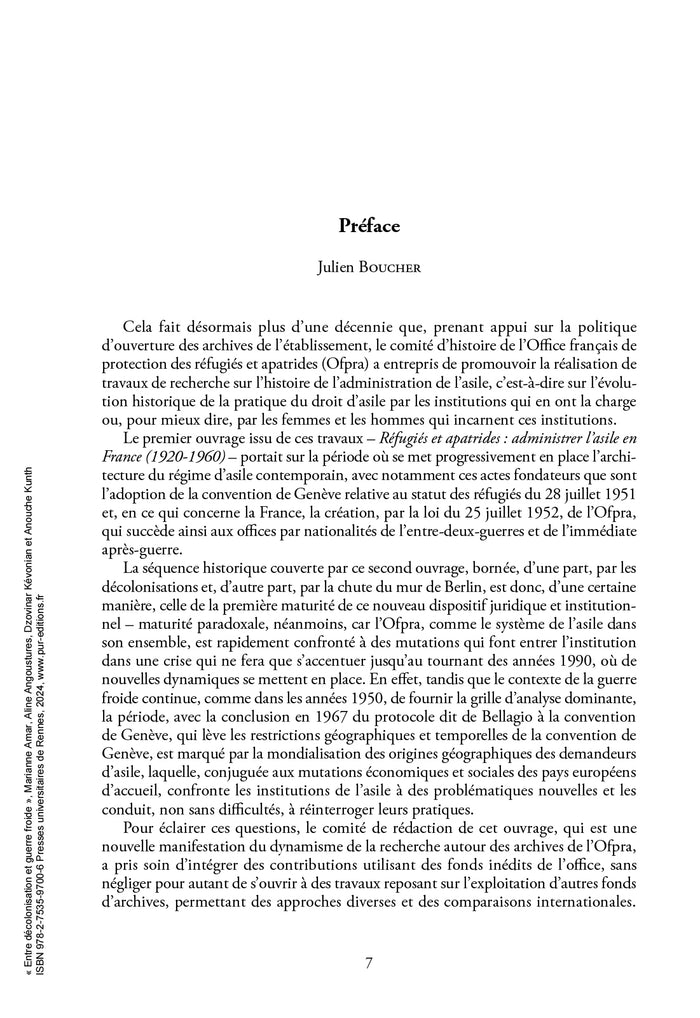 Entre décolonisation et guerre froide