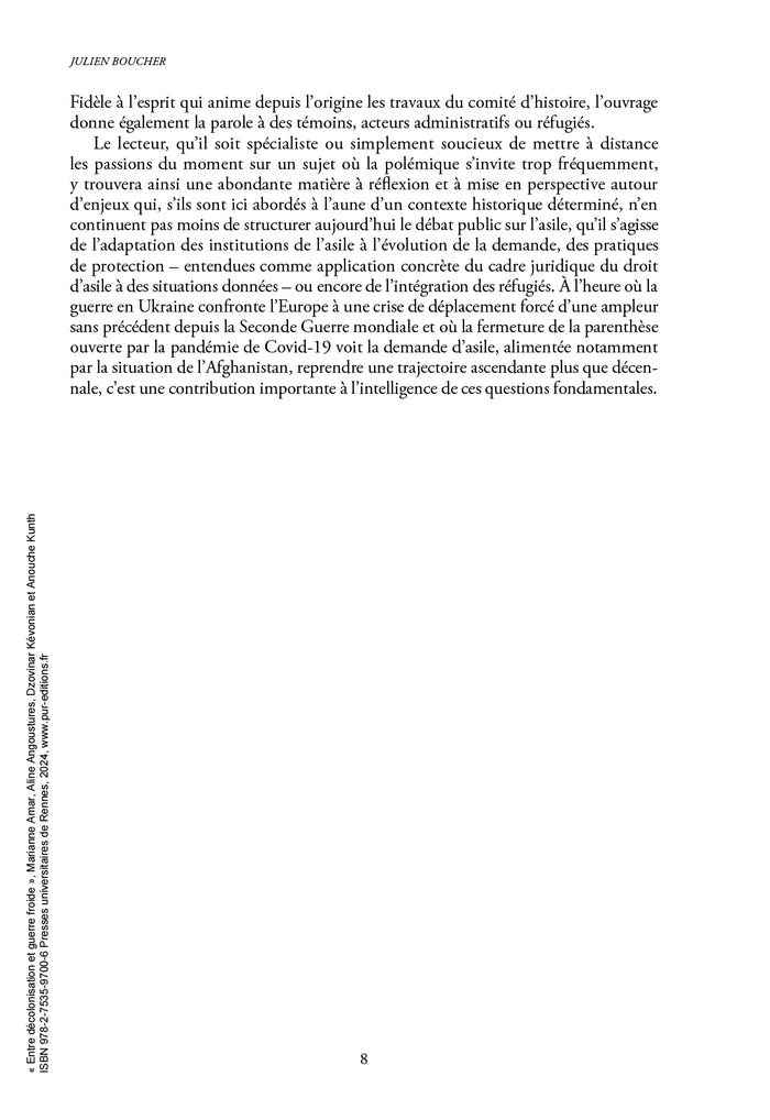 Entre décolonisation et guerre froide