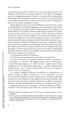 Jeunesses en situation de délinquance, parcours, désistance
