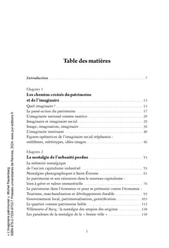 L'imaginaire patrimonial