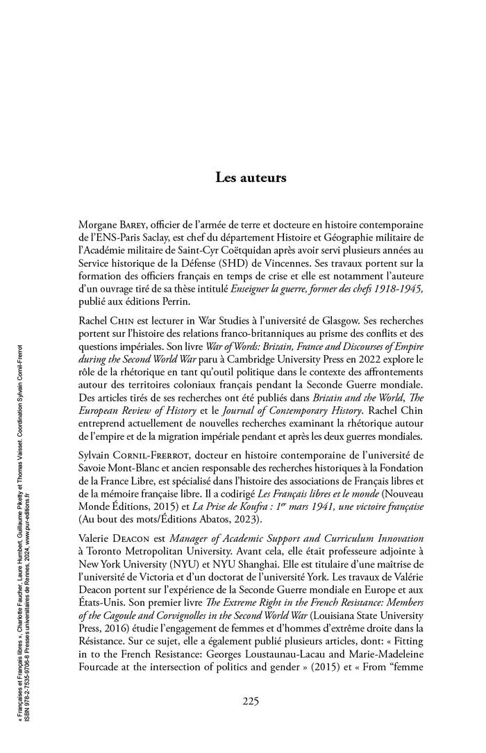 françaises et français libres