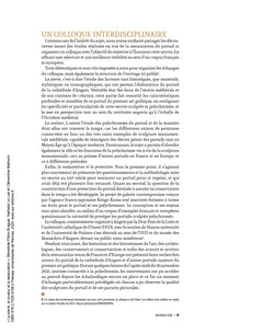 La pierre, la couleur et la restauration