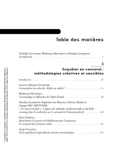 Enquêter en carnaval