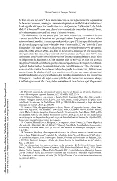 Musique et musiciens d'Église en Bretagne aux XVIIe et XVIIIe siècles
