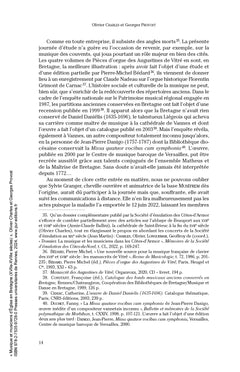 Musique et musiciens d'Église en Bretagne aux XVIIe et XVIIIe siècles