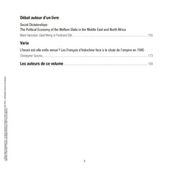 Welfare State et développement
