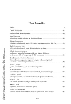 La concorde entre les hommes