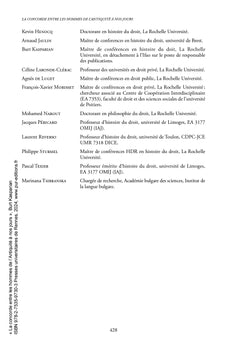 La concorde entre les hommes
