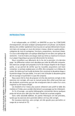 Syntaxe de la phrase anglaise