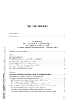 Expliciter en géographie