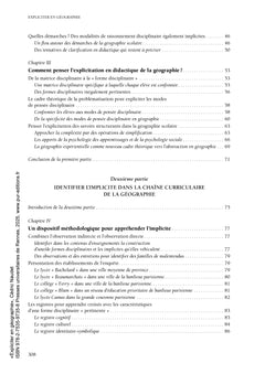 Expliciter en géographie