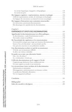 Les discriminations scolaires