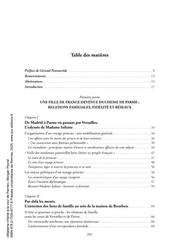 Madame Infante à la cour de Parme