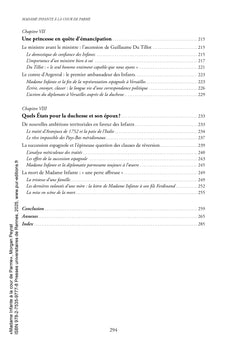 Madame Infante à la cour de Parme