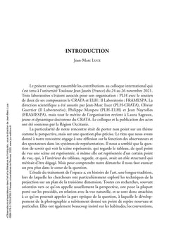 Observateurs et spectateurs dans l'art et la littérature de l'Antiquité au XVIIe siècle