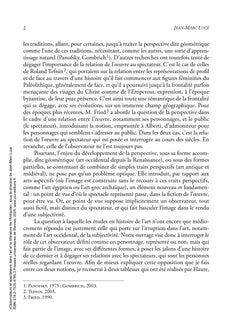 Observateurs et spectateurs dans l'art et la littérature de l'Antiquité au XVIIe siècle