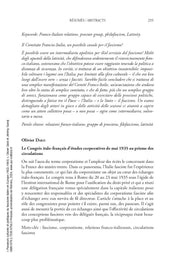 Passeurs culturels et politiques du fascisme italien en Europe: 1922-1943
