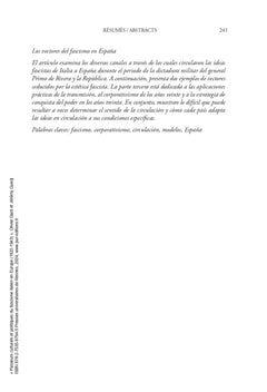 Passeurs culturels et politiques du fascisme italien en Europe: 1922-1943