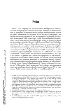 La femme et les moeurs