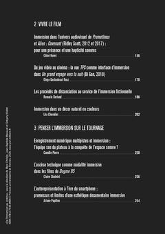 De l'immersion au cinéma
