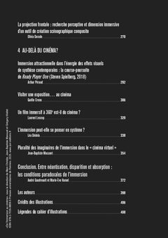 De l'immersion au cinéma