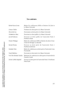 La justice en audience