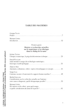 Autisme : numérique et robotique