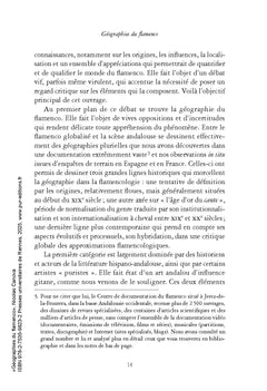 Géographies du flamenco
