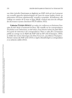 Amitiés épistolaires en France et au Royaume-Uni