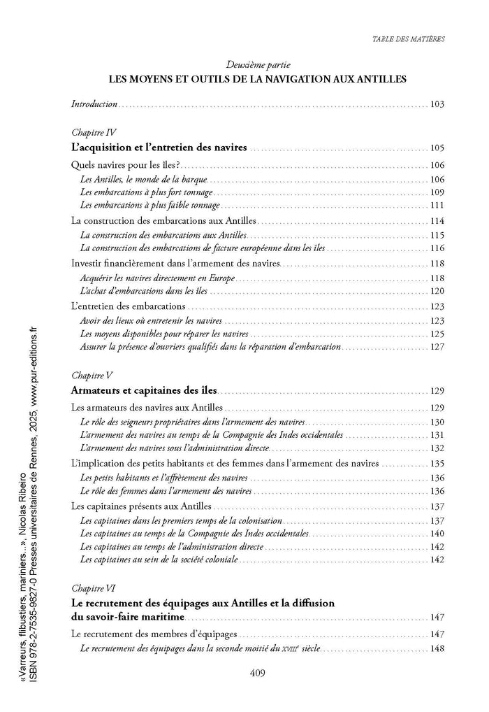 « Varreurs, flibustiers, mariniers... »